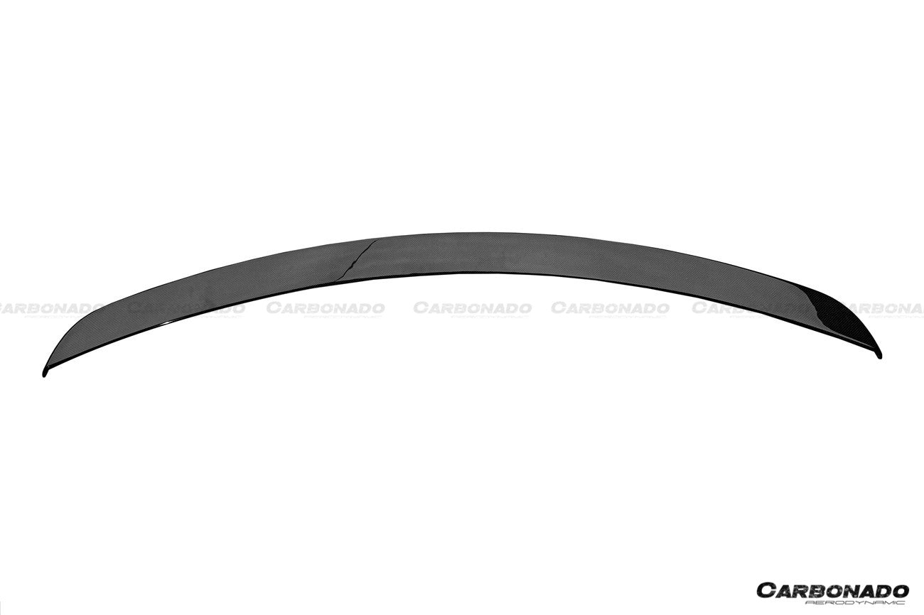 Alerón de maletero de fibra de carbono estilo Ferrari 488 Pista NV Carbonado 2018-2022