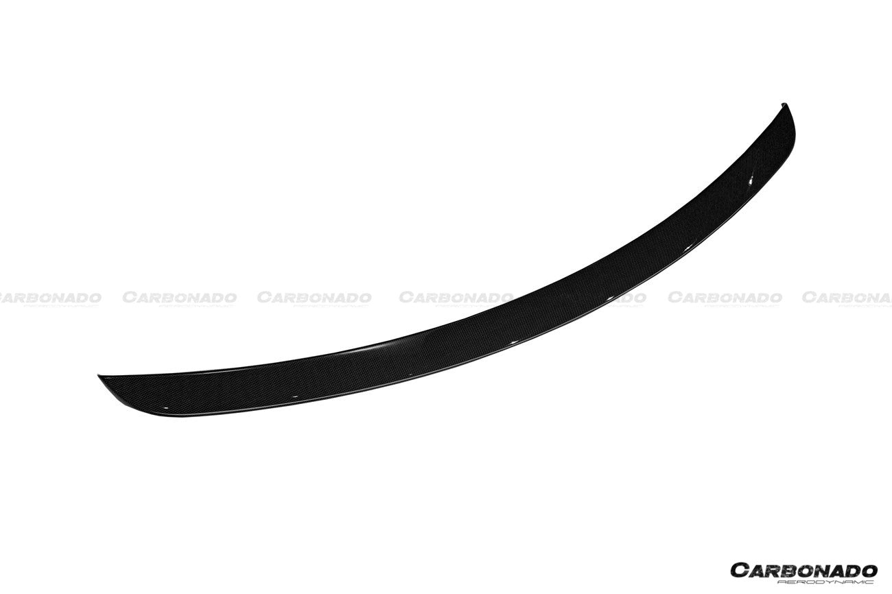 Alerón de maletero de fibra de carbono estilo Ferrari 488 Pista NV Carbonado 2018-2022
