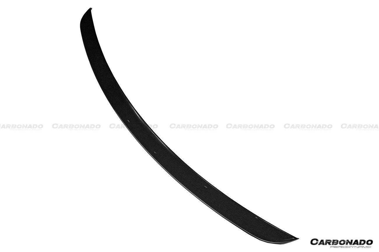Alerón de maletero de fibra de carbono estilo Ferrari 488 Pista NV Carbonado 2018-2022