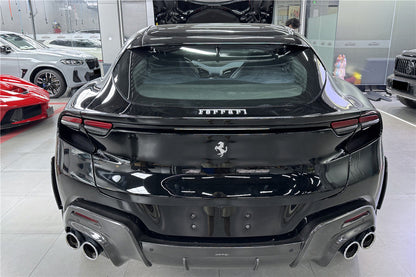 Carbonado 2023-2025 Ferrari Purosangue FUV Type F175 OEM Style Dry Carbon Fiber Rear Diffuser