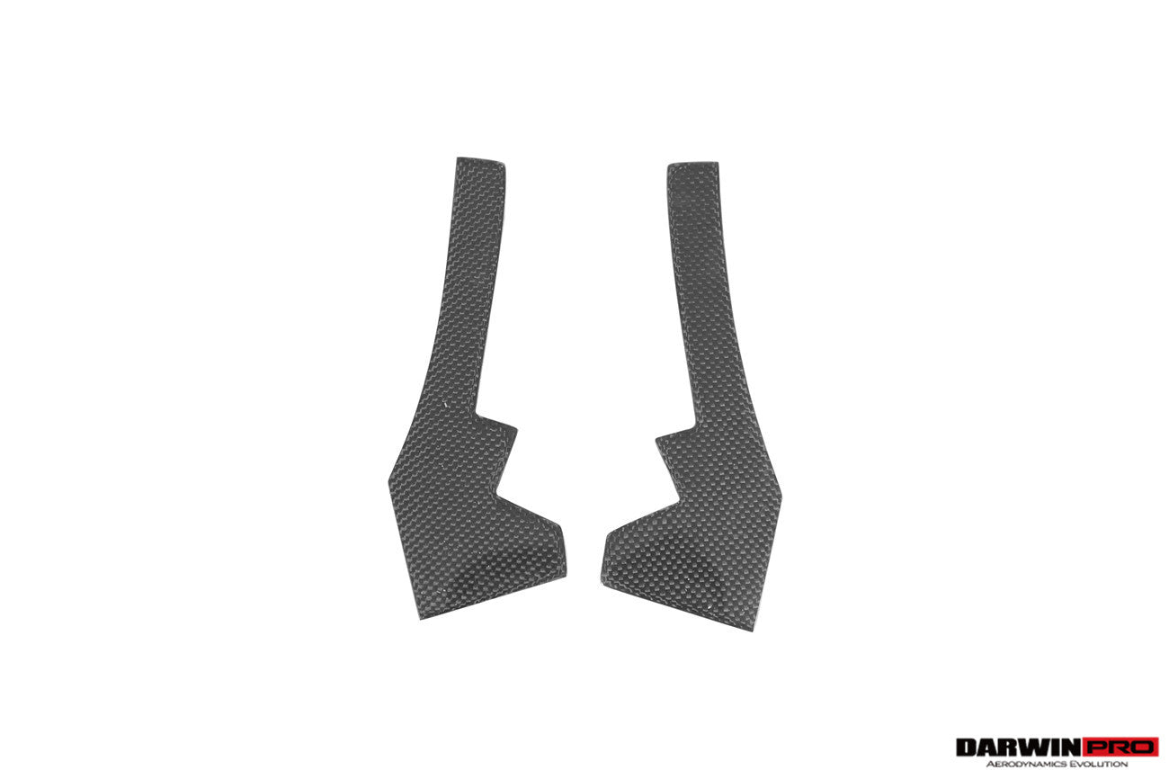 Divisor de parachoques delantero de fibra de carbono DarwinPRO 2022-2025 para Ferrari 296 GTB y GTS tipo F171 iMP