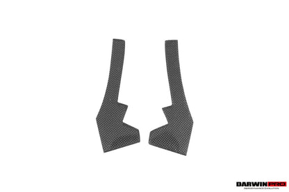 Divisor de parachoques delantero de fibra de carbono DarwinPRO 2022-2025 para Ferrari 296 GTB y GTS tipo F171 iMP