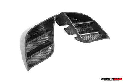 Entradas de aire laterales de fibra de carbono DarwinPRO 2022-2025 para Ferrari 296 GTB y GTS tipo F171 iMP
