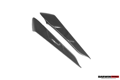 DarwinPRO 2022-2025 Ferrari 296 GTB & GTS Type F171 iMP Style Carbon Fiber Rear Bumper Trim