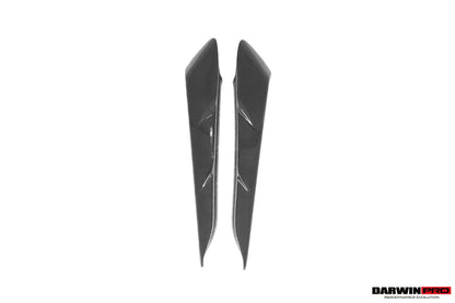 DarwinPRO 2022-2025 Ferrari 296 GTB & GTS Type F171 iMP Style Carbon Fiber Rear Bumper Trim
