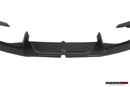 DarwinPRO 2022-2025 Ferrari 296 GTB  GTS Type F171 iMP Carbon Fiber Front Bumper Lip Splitter With Camera holes