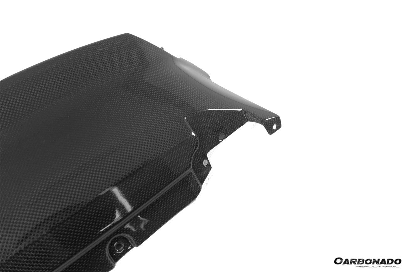 Carbonado 2015-2020 Ferrari 488 GTB Spider Dry Carbon Fiber Front Air Splitter