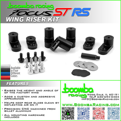Boomba Racing Wing Riser Kit (Ford Focus ST/RS)