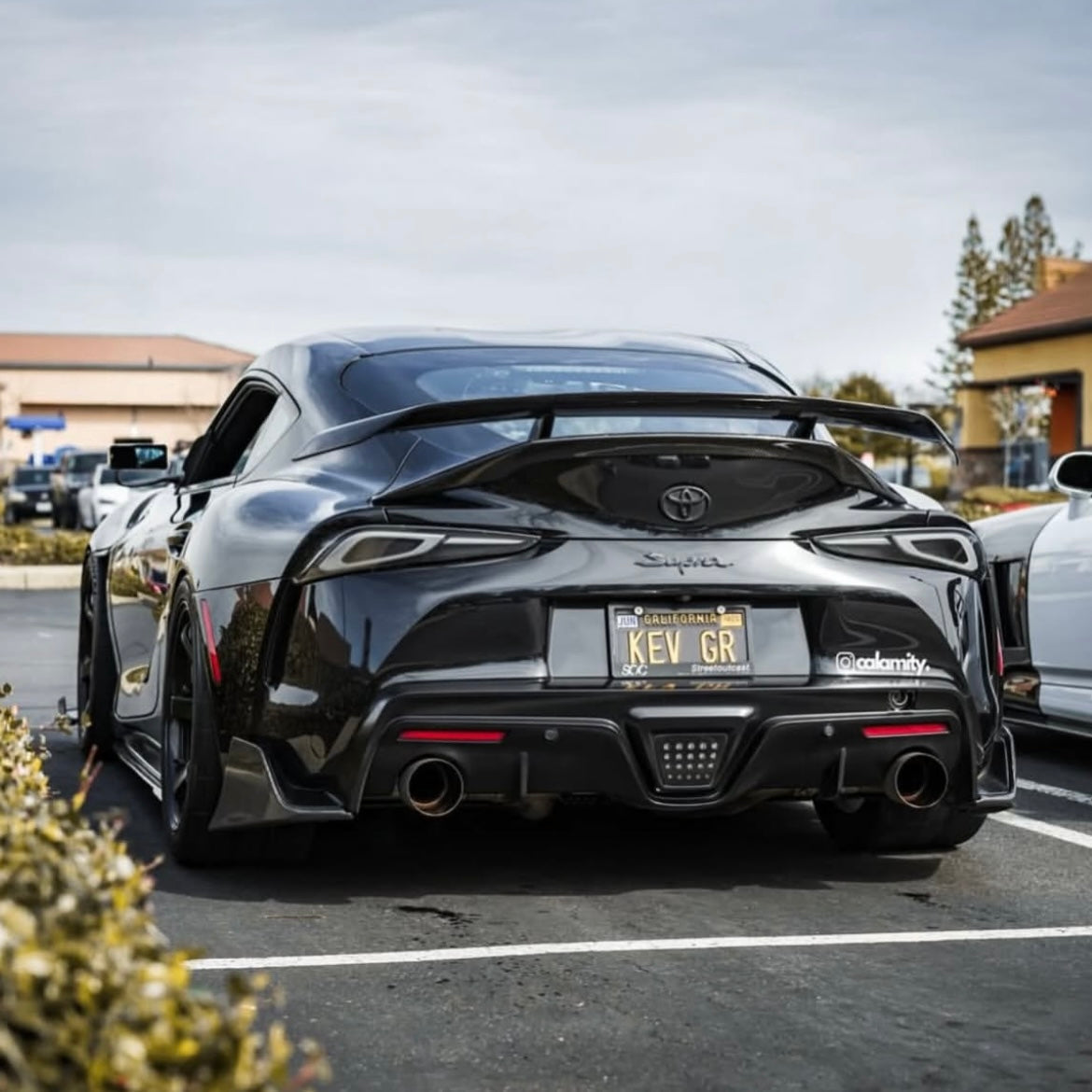 Lente de luz trasera transparente OEM+ Designs para GR Supra (A90/91)
