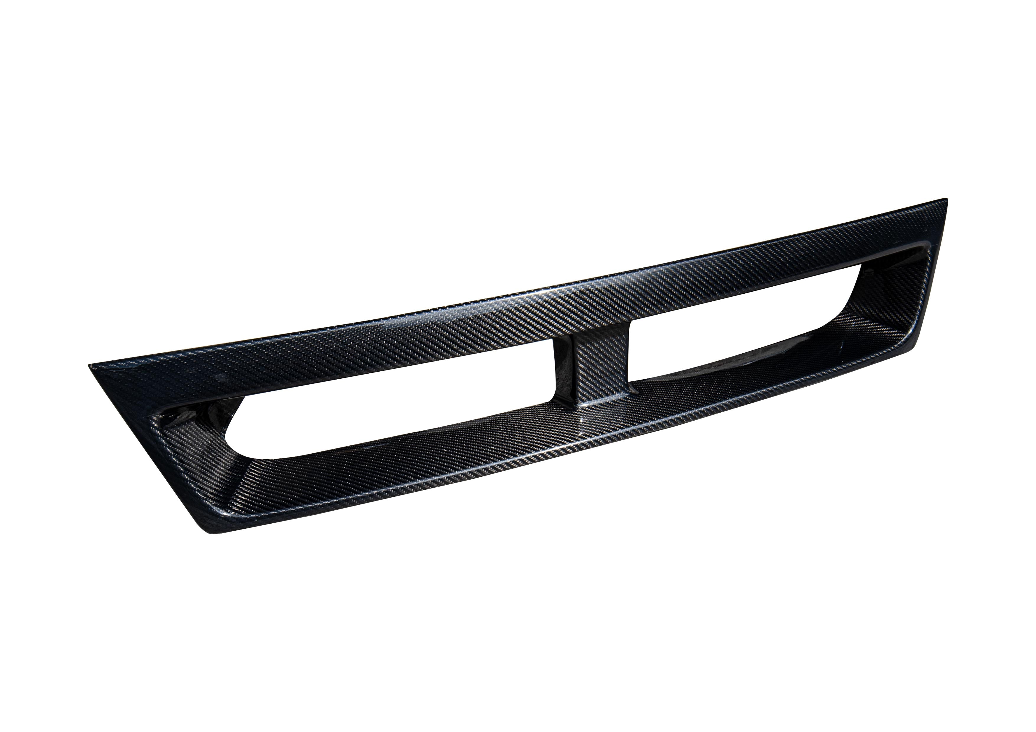 Rexpeed GRB ST-Style Carbon Front Bumper Center Ducts (08-14 Subaru WRX STI) - 1