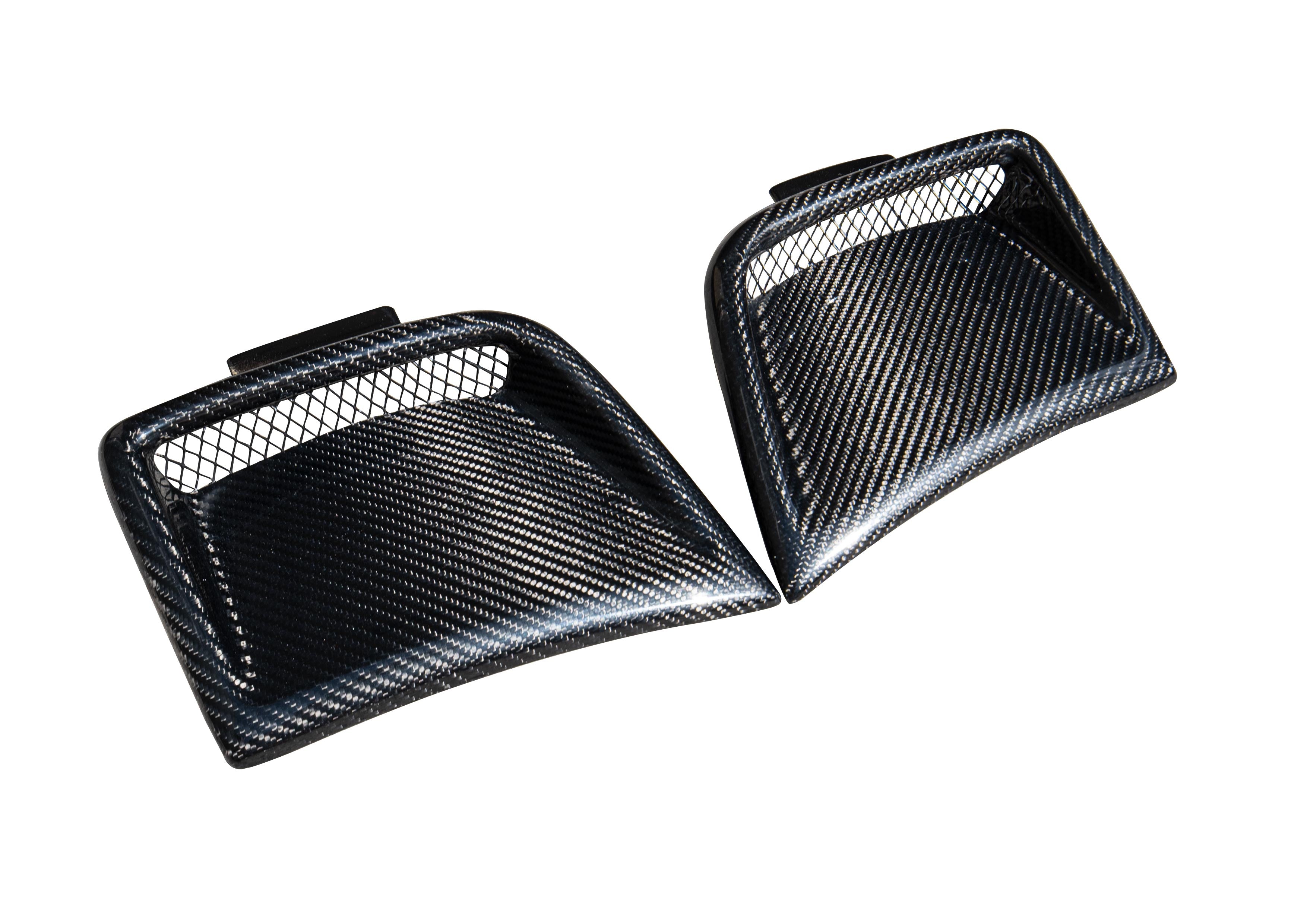 Rexpeed ST-Style Carbon Front Bumper Side Vents (08-11 WRX/STI Hatchback) - 1