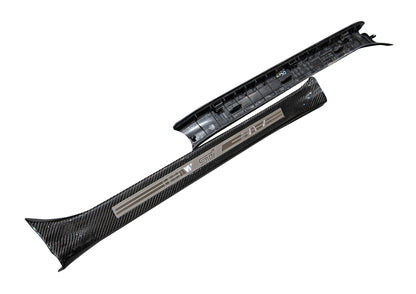 Rexpeed Carbon Fiber STI Front Scuff Plate Full Replacement | 2015–2021 Subaru WRX & STI (VA) - 2