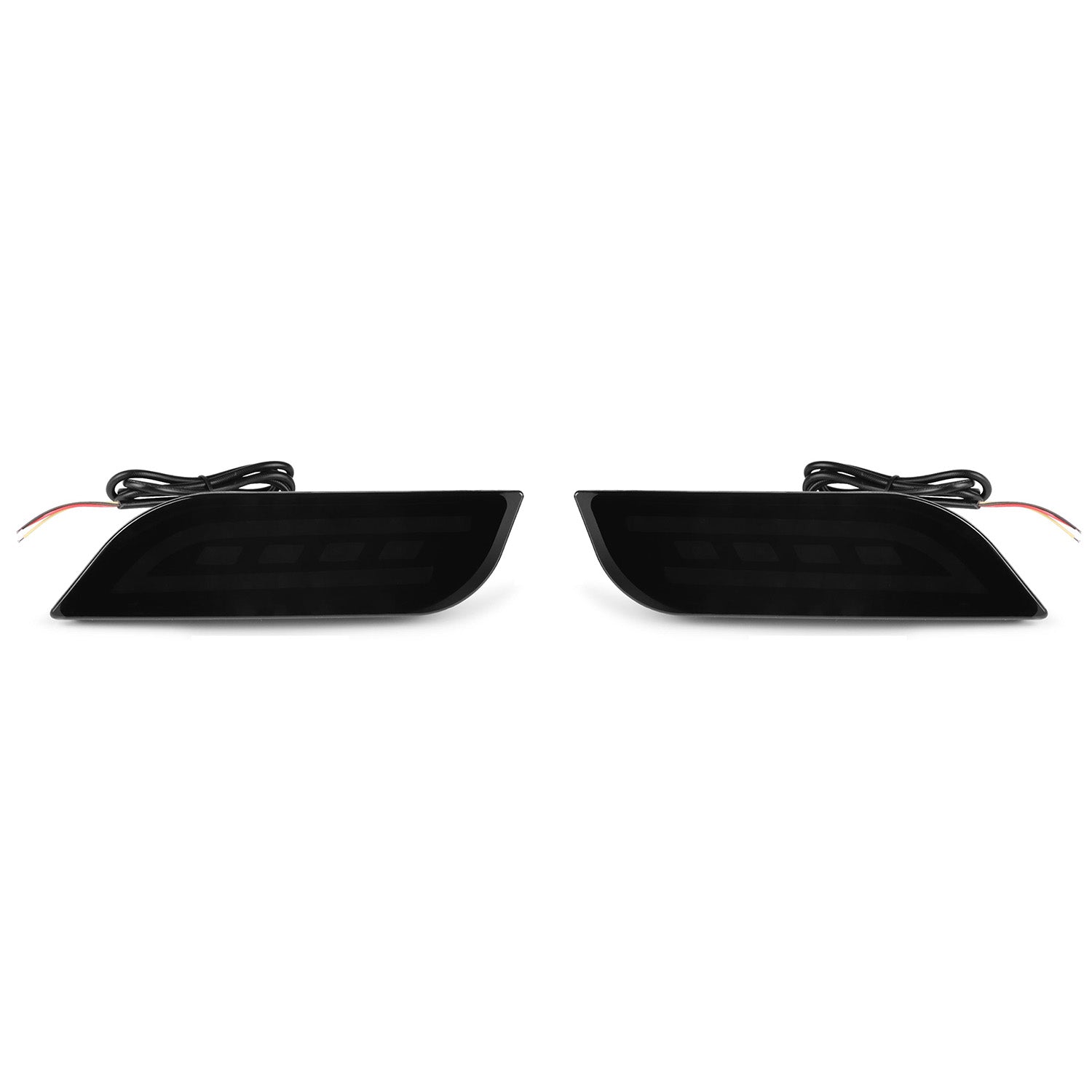 Rexpeed Rear Reflector Lights-Black / Red (2022+ WRX)