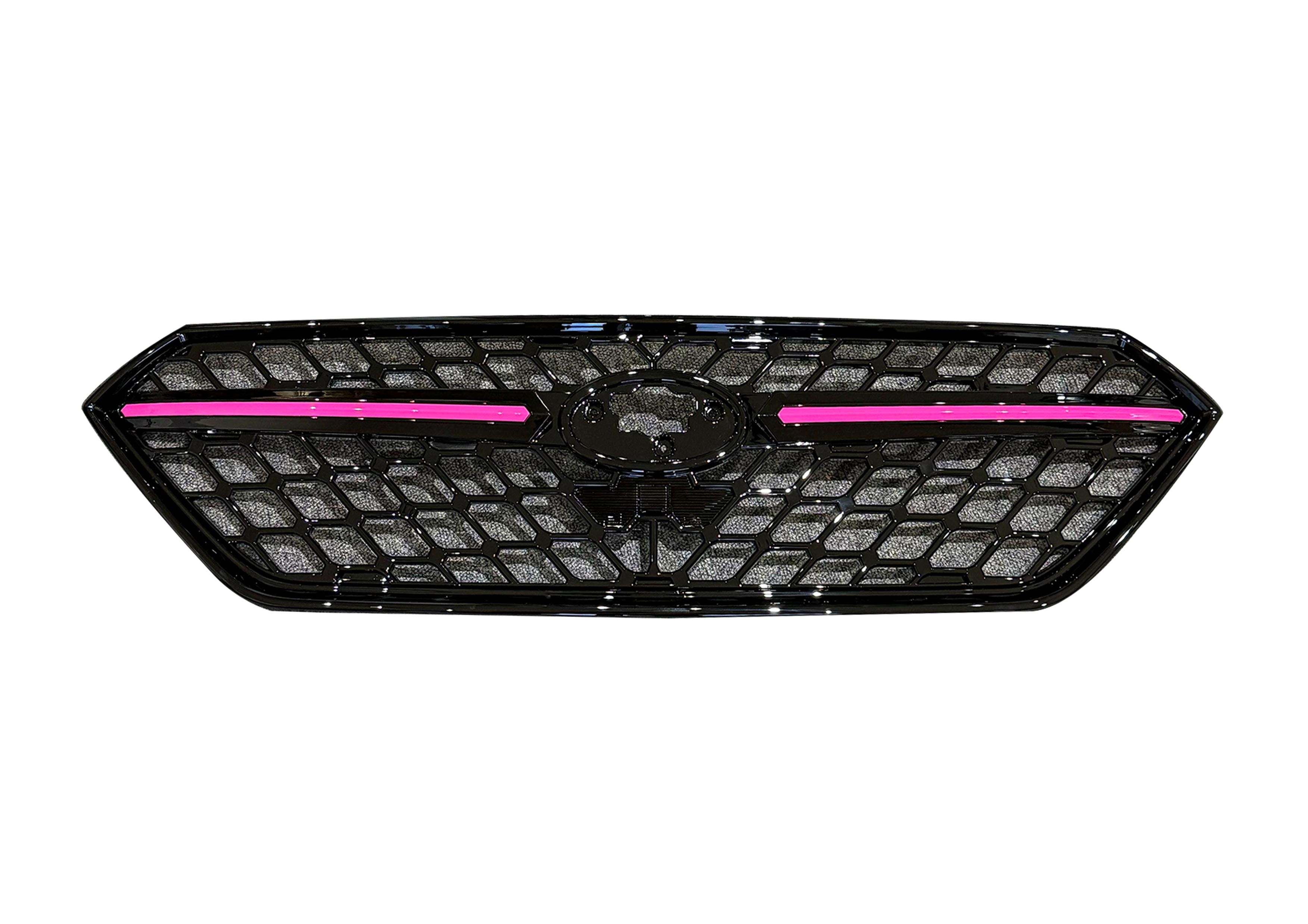 Rexpeed 2022+ WRX S4 (VB) ABS Front Grille w/ painted pink stripe