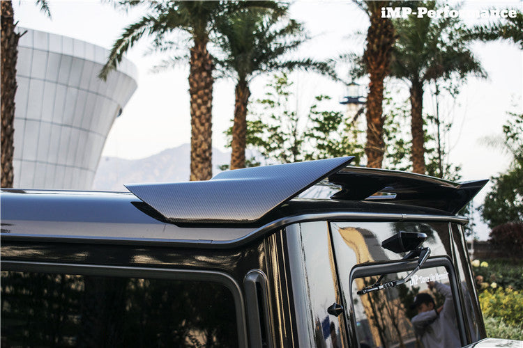 DarwinPRO 2008-2018 Mercedes Benz W463 G Wagon IMP Style Carbon Fiber Rear Roof Spoiler | Fits G500, G550, G63 AMG, G65 AMG