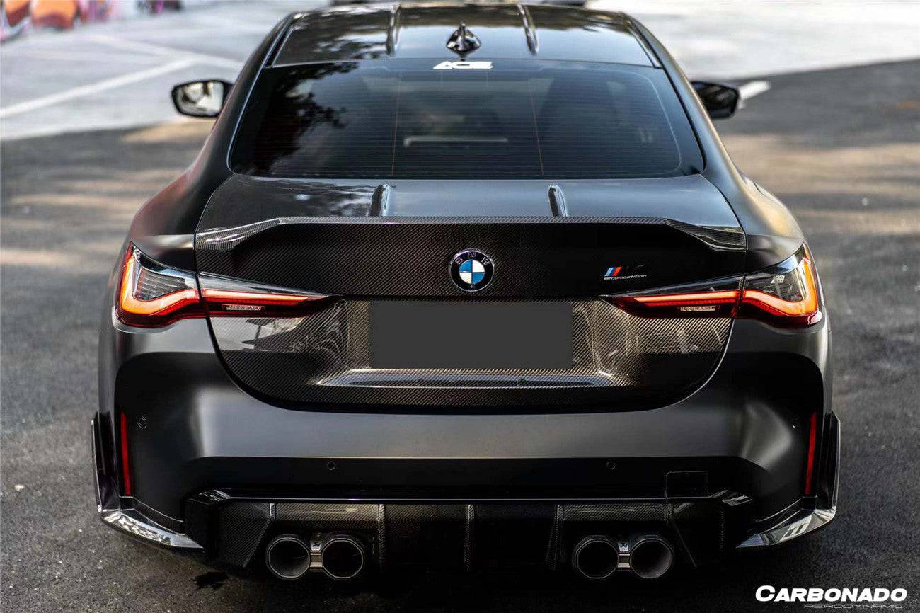 Carbonado CS Style Dry Double Carbon Fiber Trunk | 2021-UP BMW M4 G82 Coupe