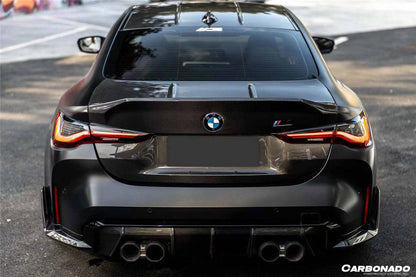 Carbonado CS Style Dry Double Carbon Fiber Trunk | 2021-UP BMW M4 G82 Coupe