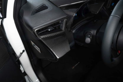Rexpeed Dry Carbon Dashboard Lower Left Panel Cover (2023+ GR Corolla)