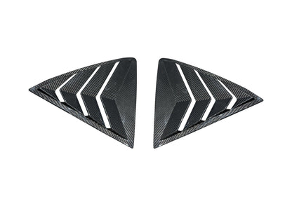 Rexpeed Dry Carbon Rear Window Louver Shutter Covers (2023+ GR Corolla)