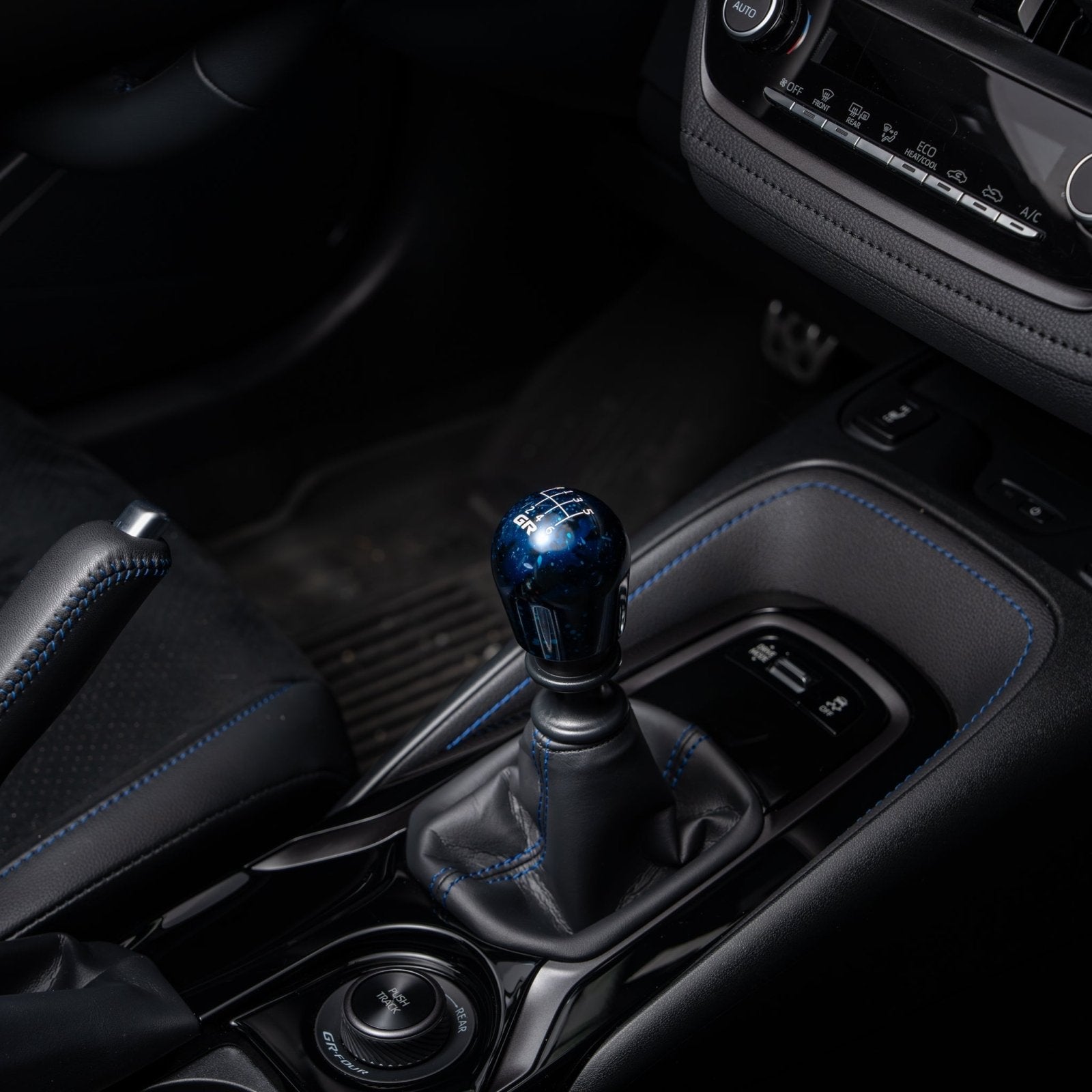 Billetworkz Cosmic Space Shift Knob 6 - Speed Standard GR Engraving for Toyota GR Corolla / Corolla Hatch - 5