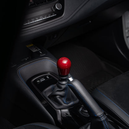Perilla de cambio con peso Billetworkz de 6 velocidades con grabado GR japonés para Toyota GR Corolla/Corolla Hatch