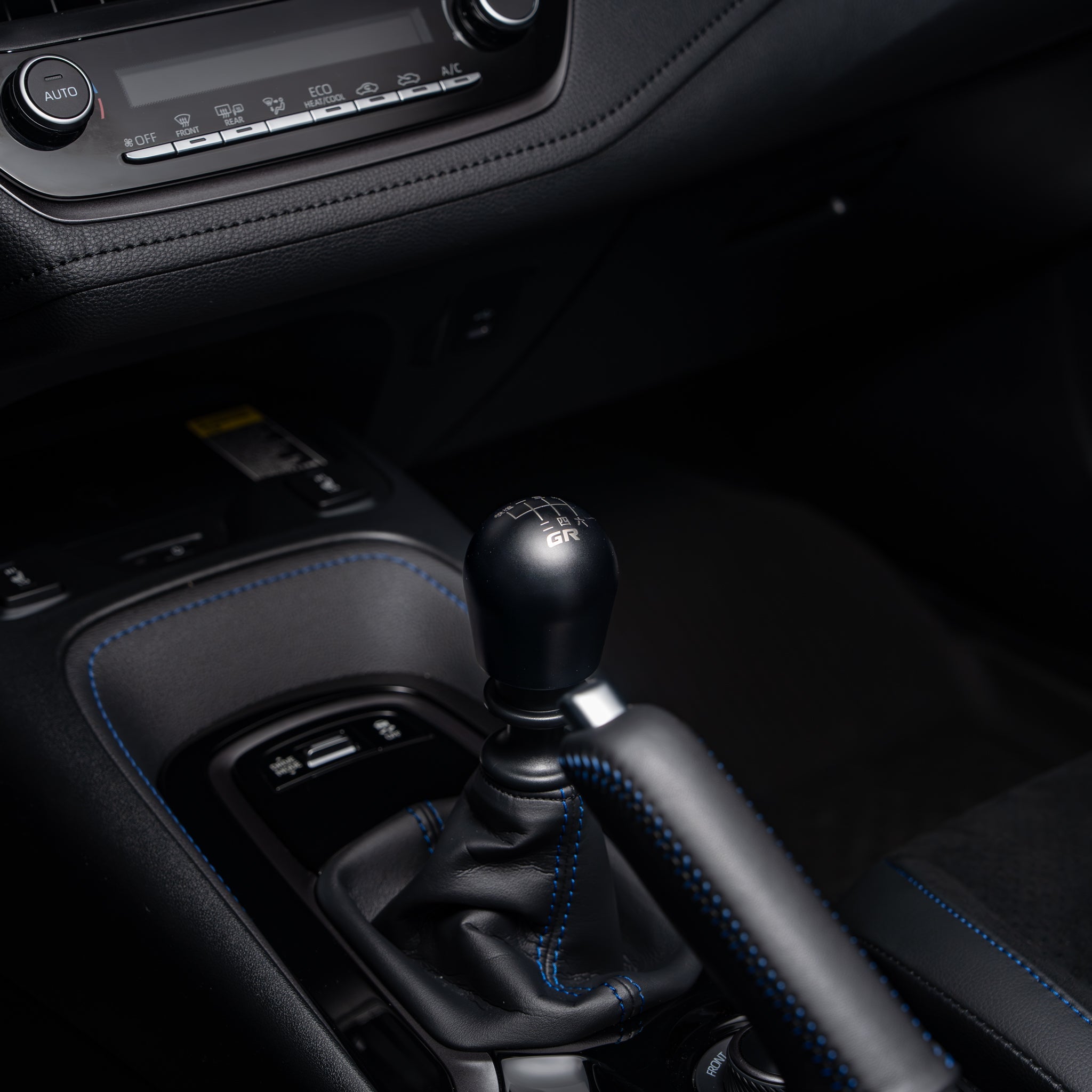 Perilla de cambio con peso Billetworkz de 6 velocidades con grabado GR japonés para Toyota GR Corolla/Corolla Hatch