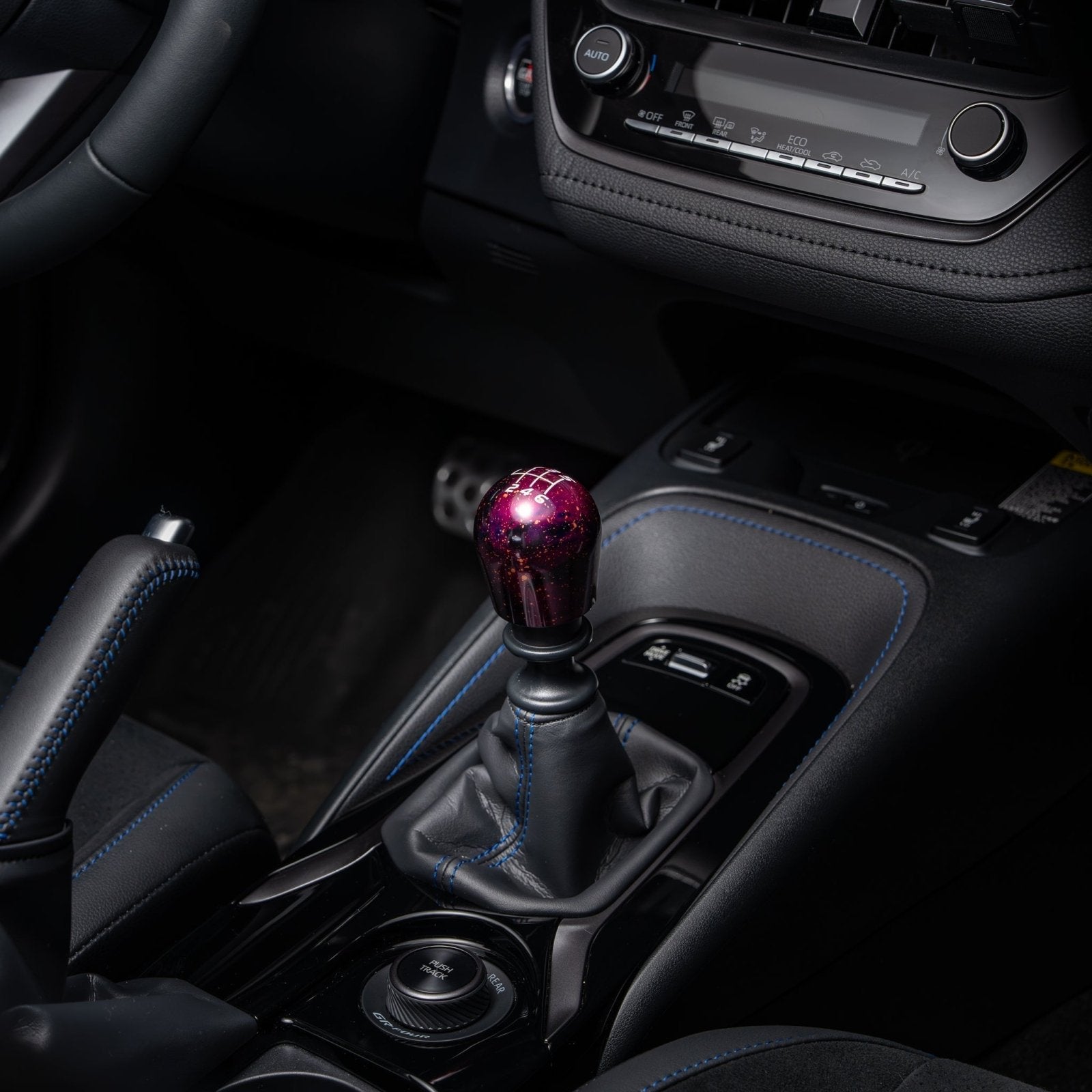 Billetworkz Cosmic Space Shift Knob 6 - Speed Velocity Engraving for Toyota GR Corolla / Corolla Hatch - 8