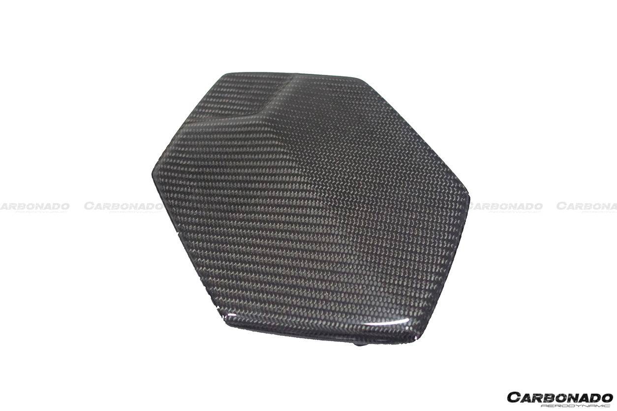 Carbonado OEM Style Carbon Fiber Gas Cap Replacement | 2011-2016 Lamborghini Aventador LP700 Coupe
