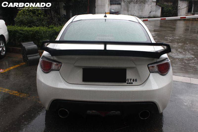Alerón de maletero estilo WD para Scion FRS, Toyota GT86 y Subaru BRZ Carbonado 2013-2020