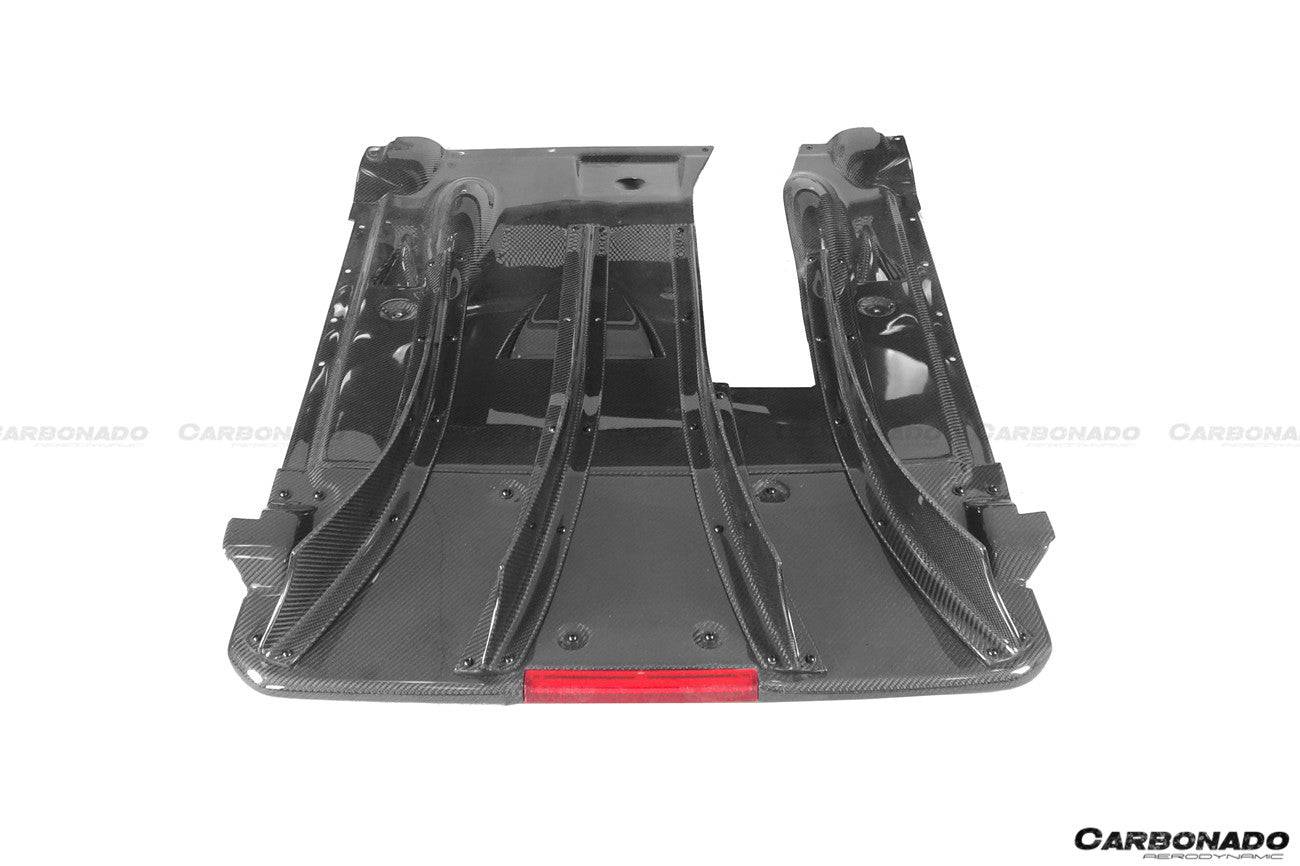 Carbonado 2008-2023 Nissan GTR R35 CBA DBA EBA TS Style Rear Bumper With Diffuser