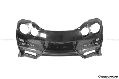 Carbonado 2008-2023 Nissan GTR R35 CBA DBA EBA TS Style Rear Bumper With Diffuser