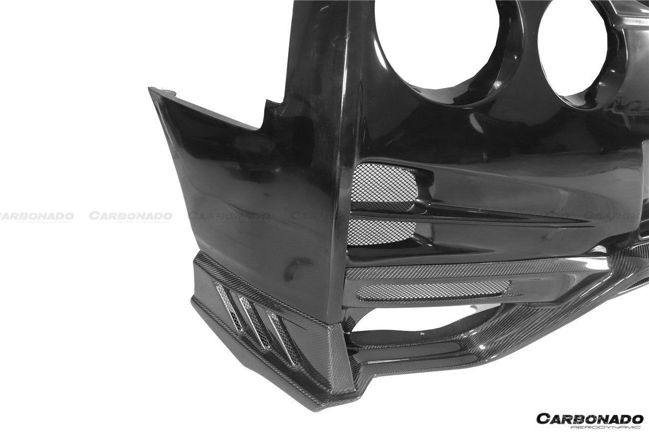 Carbonado 2008-2023 Nissan GTR R35 CBA DBA EBA TS Style Rear Bumper With Diffuser