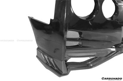Carbonado 2008-2023 Nissan GTR R35 CBA DBA EBA TS Style Rear Bumper With Diffuser