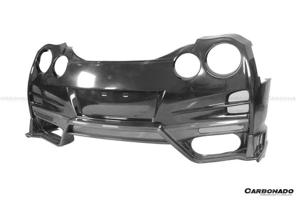 Carbonado 2008-2023 Nissan GTR R35 CBA DBA EBA TS Style Rear Bumper With Diffuser