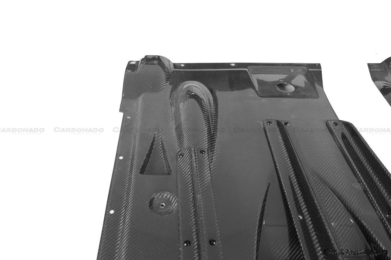 Carbonado 2008-2023 Nissan GTR R35 CBA DBA EBA TS Style Rear Bumper With Diffuser