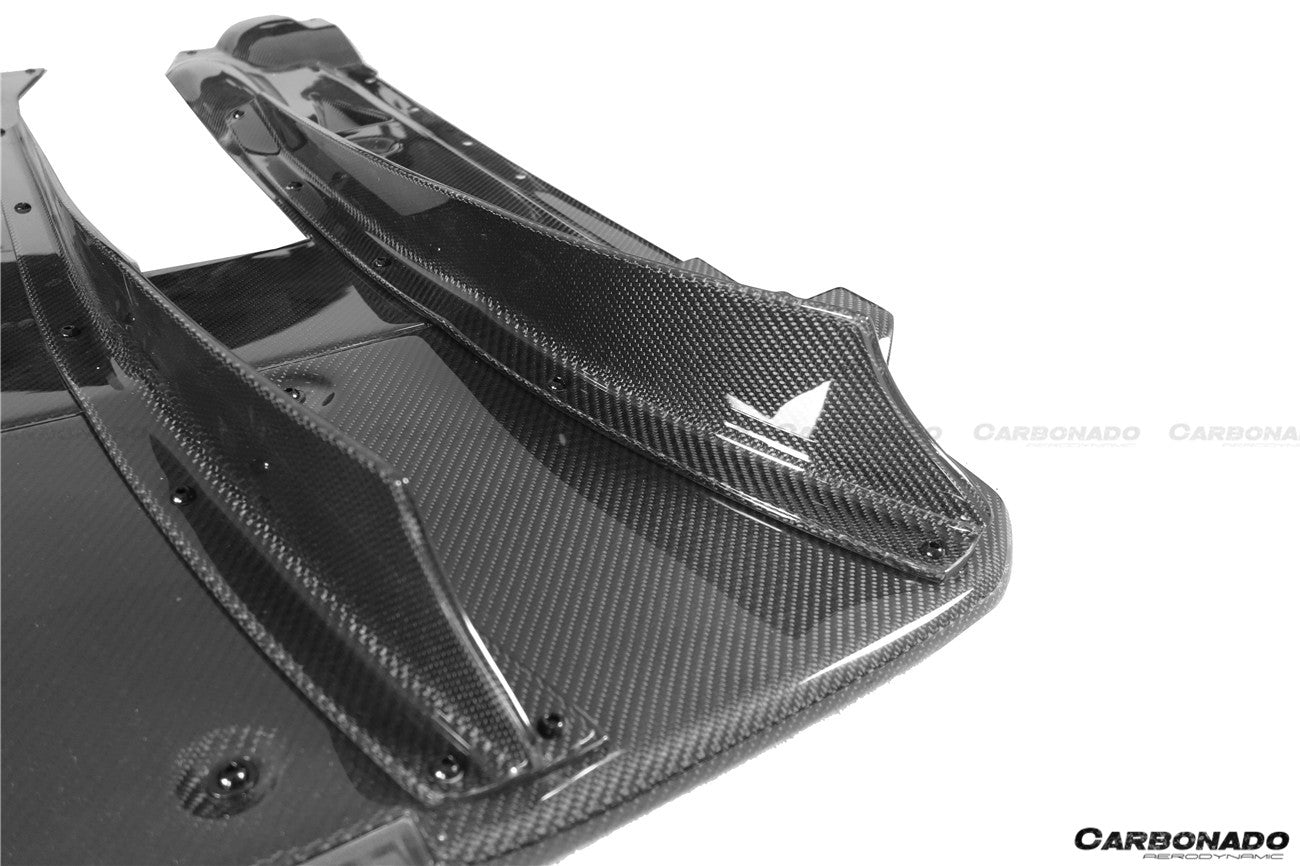 Carbonado 2008-2023 Nissan GTR R35 CBA DBA EBA TS Style Rear Bumper With Diffuser