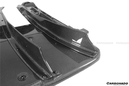 Carbonado 2008-2023 Nissan GTR R35 CBA DBA EBA TS Style Rear Bumper With Diffuser