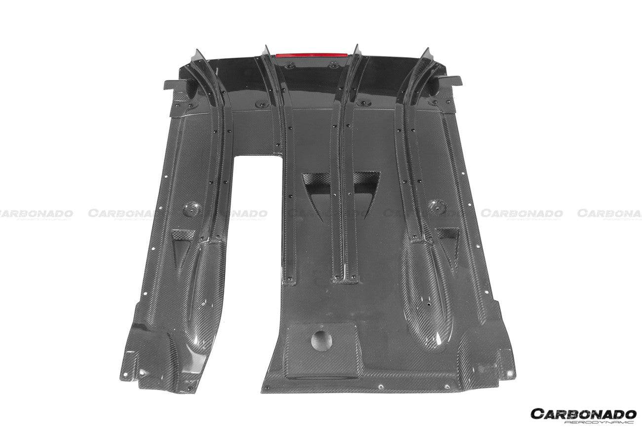 Carbonado 2008-2023 Nissan GTR R35 CBA DBA EBA TS Style Rear Bumper With Diffuser