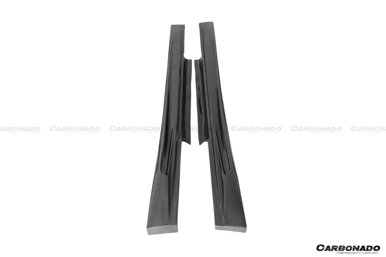 Carbonado 2008-2023 Nissan GTR R35 CBA  DBA  EBA BS Style Carbon Fiber Side Skirts