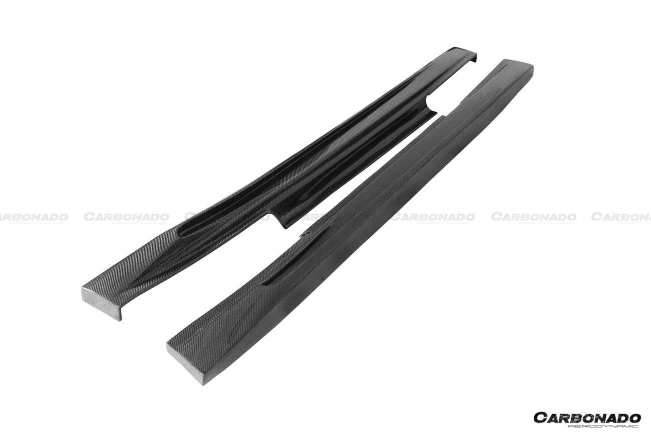 Carbonado 2008-2023 Nissan GTR R35 CBA  DBA  EBA BS Style Carbon Fiber Side Skirts