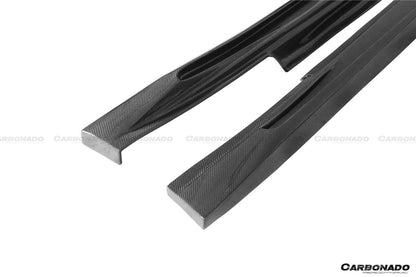 Carbonado 2008-2023 Nissan GTR R35 CBA  DBA  EBA BS Style Carbon Fiber Side Skirts