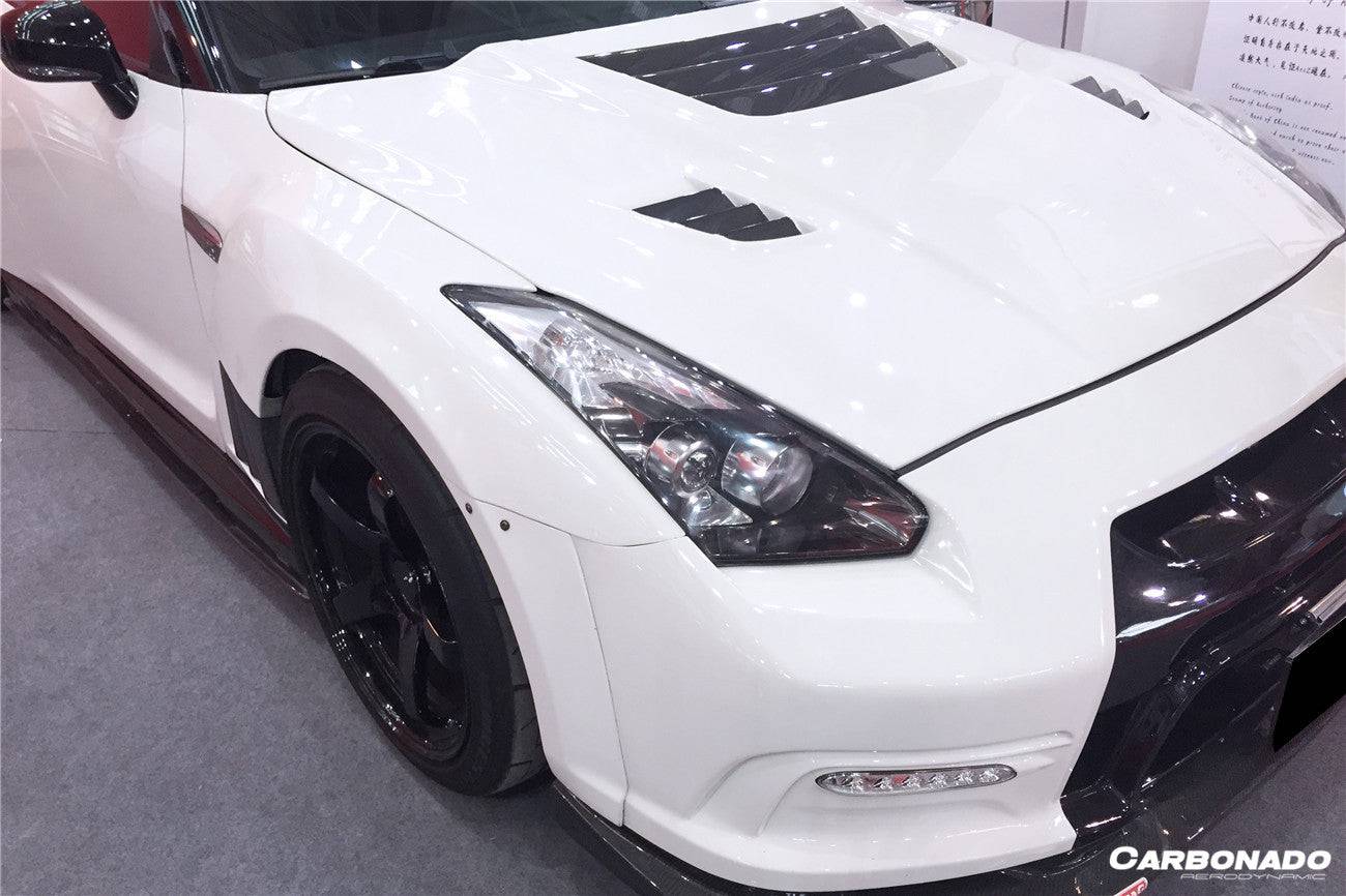 Guardabarros delantero ancho estilo VA para Nissan GTR R35 Carbonado 2008-2023 (CBA, DBA y EBA)