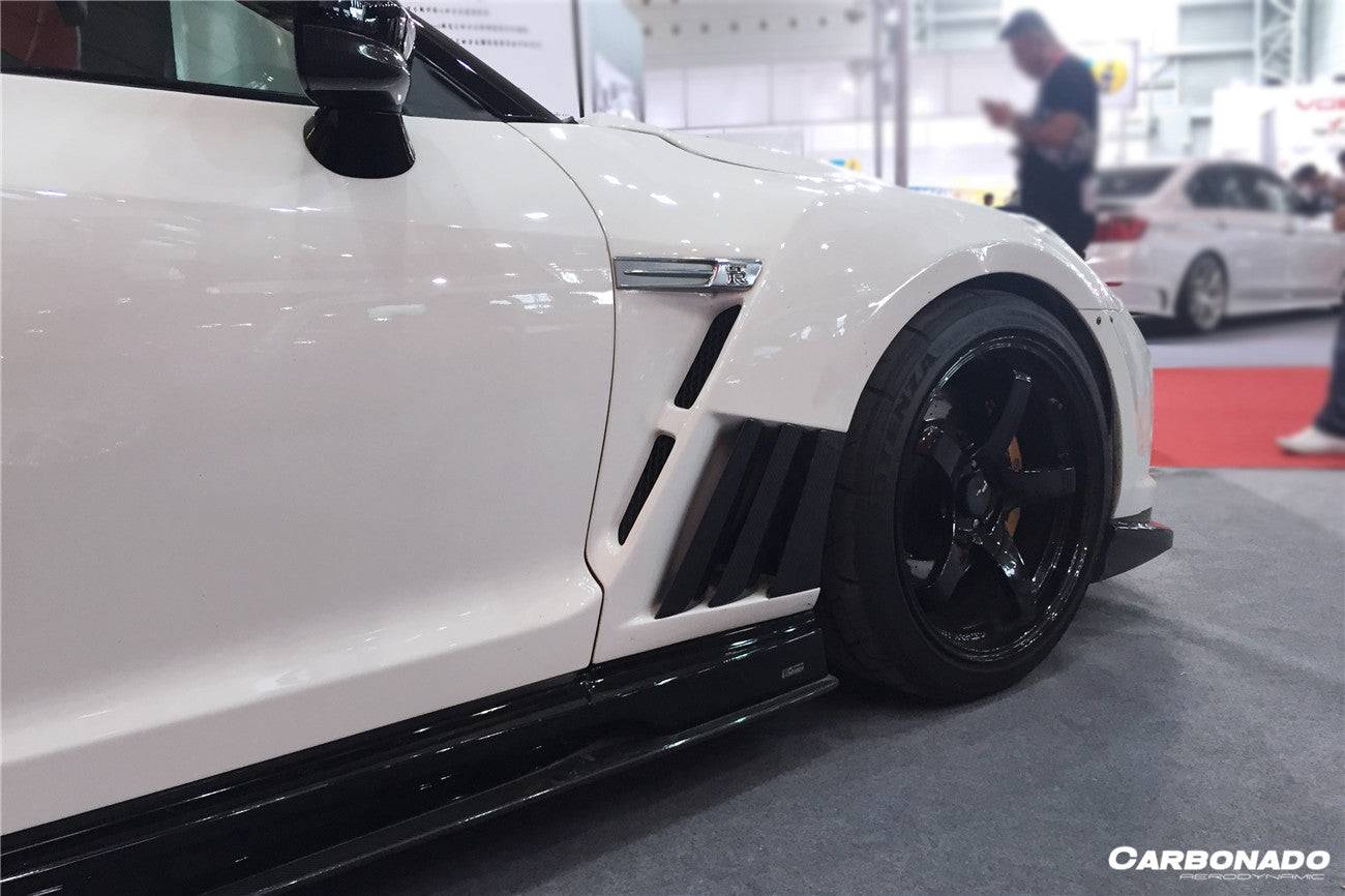 Guardabarros delantero ancho estilo VA para Nissan GTR R35 Carbonado 2008-2023 (CBA, DBA y EBA)