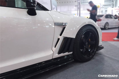 Guardabarros delantero ancho estilo VA para Nissan GTR R35 Carbonado 2008-2023 (CBA, DBA y EBA)