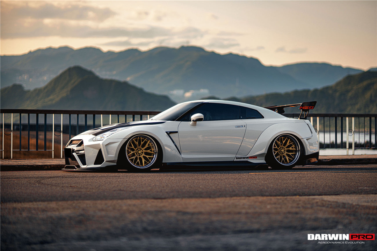 DarwinPRO BKSSII Style Partial Carbon Fiber Full Wide Body Kit | 2008-2023 Nissan GTR R35