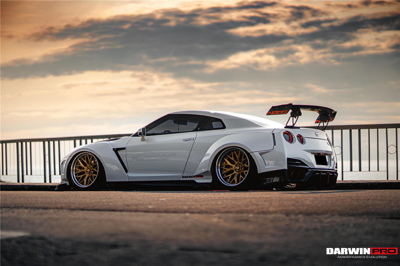 DarwinPRO BKSSII Style Partial Carbon Fiber Full Wide Body Kit | 2008-2023 Nissan GTR R35