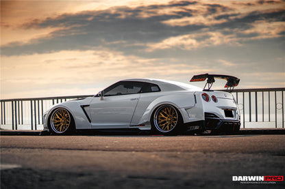 DarwinPRO BKSSII Style Partial Carbon Fiber Full Wide Body Kit | 2008-2023 Nissan GTR R35