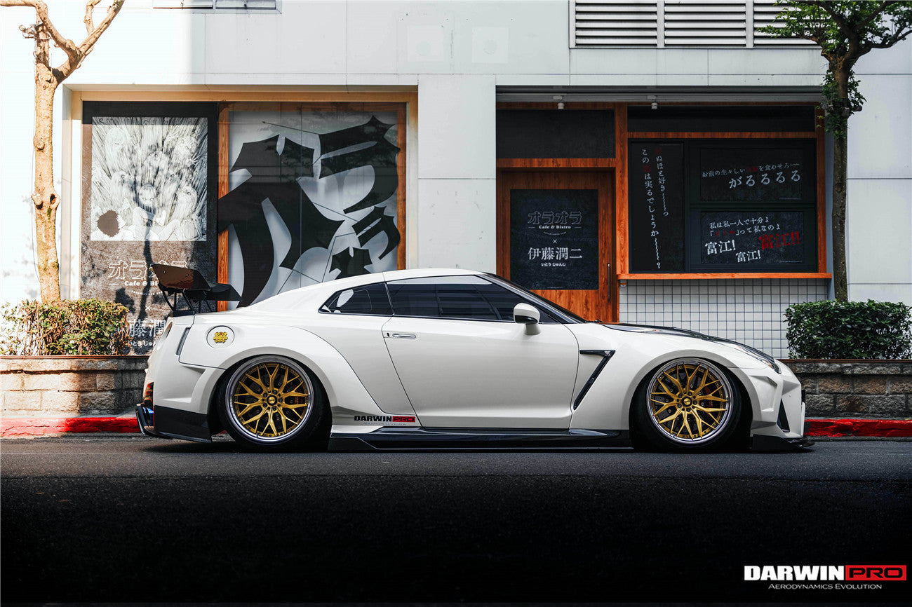 DarwinPRO BKSSII Style Partial Carbon Fiber Full Wide Body Kit | 2008-2023 Nissan GTR R35