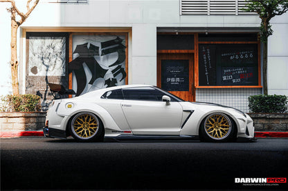 DarwinPRO BKSSII Style Partial Carbon Fiber Full Wide Body Kit | 2008-2023 Nissan GTR R35