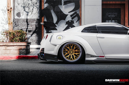 DarwinPRO BKSSII Style Partial Carbon Fiber Full Wide Body Kit | 2008-2023 Nissan GTR R35